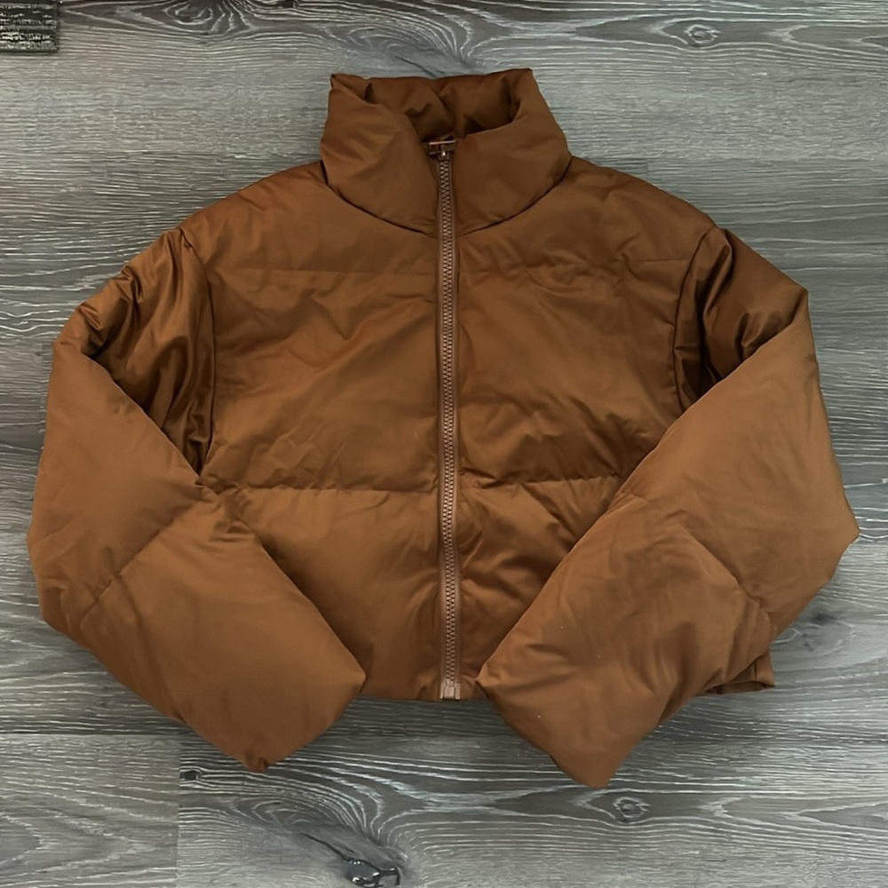 OAK + FORT Chestnut Puffer Coat